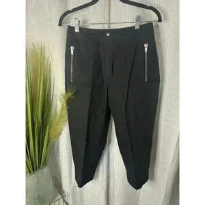 Vintage Celine Paris Women 38 (8) Fitted Hem Below Knee Shorts/Capris Dark Gray